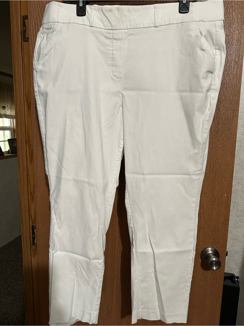 Simply Vera Vera Wang White ankle pants